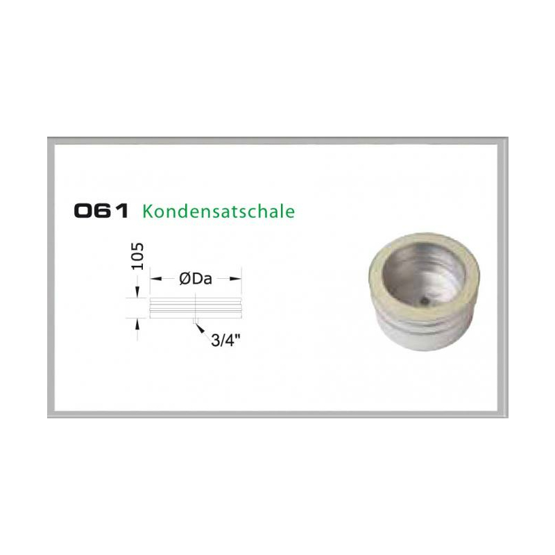 061/DN160 DW6 Kondensatschale Dinak