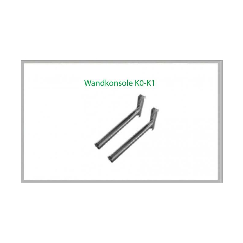 Wandkonsole K0 430mm für Schornsteinsets 130mm DW